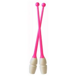 Gimnastikos kuokelės Pastorelli - Bicolor Clubs Masha Junior - 40,5 cm white pink