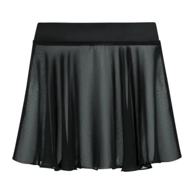 Baleto sijonėlis Rumpf R3051 Chiffon skirt elastic waist black 080 (2)