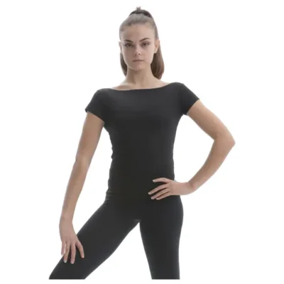 Gimnastikos / šokių topas trumpomis rankovėmis Pastorelli