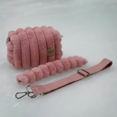 Dirželis rankena čiuožėjos krepšiui Ame long shoulder strap pink