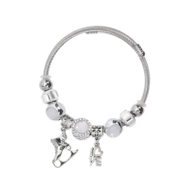 Čiuožėjos apyrankė GStyle B33126 white